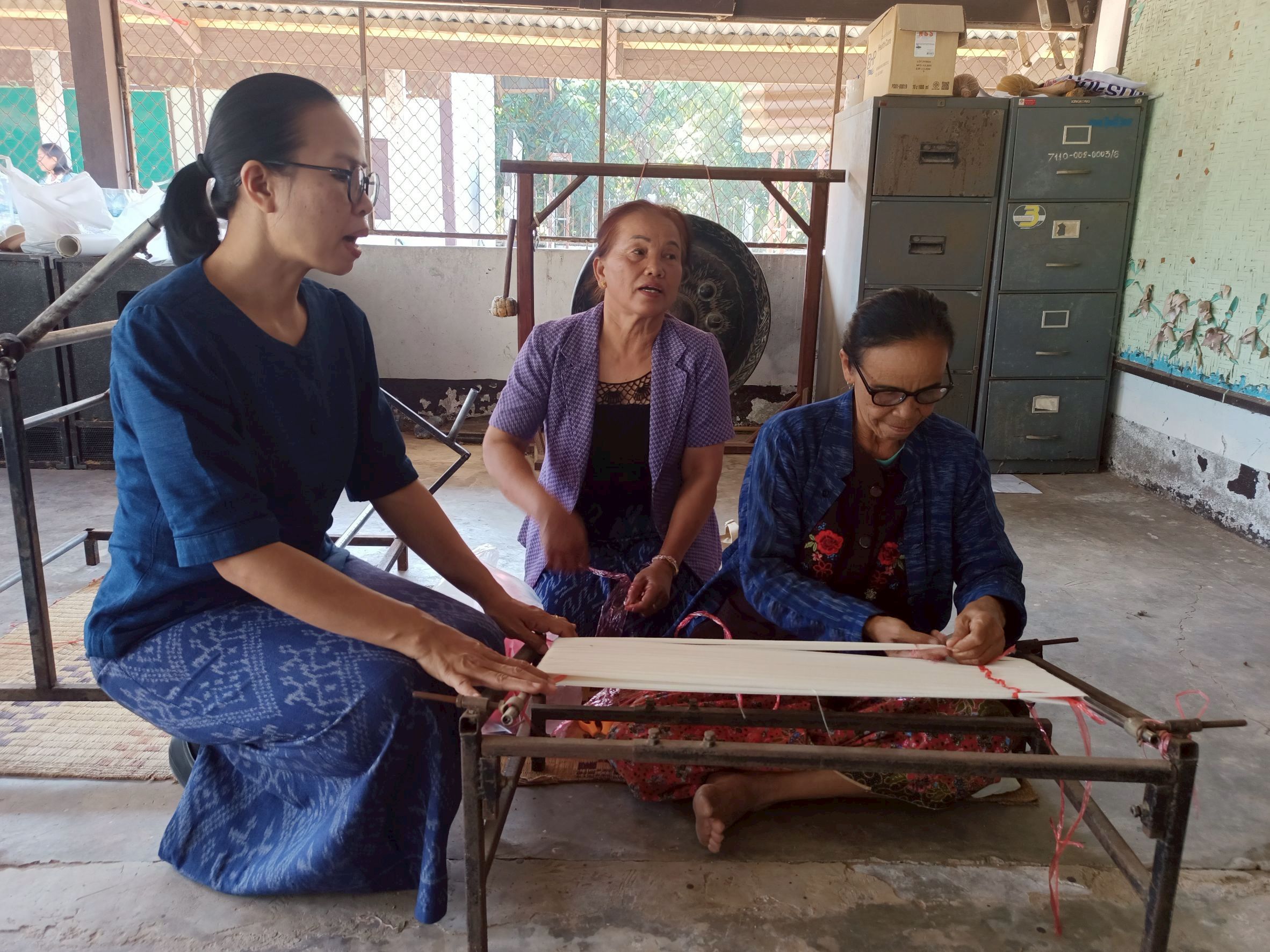 สำนักงานพัฒนาชุมชนอำเภอโพธิ์ไทร ดำเนินโครงการส่งเสริมและพัฒนาอาชีพตามแนวทางสัมมาชีพ กิจกรรม สร้างสัมมาชีพชุมชนครัวเรือนที่ได้รับผลกระทบด้านอาชีพและรายได้ที่มีศักยภาพและสามารถพัฒนาได้